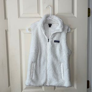 patagonia womens los gatos vest size medium color birch white